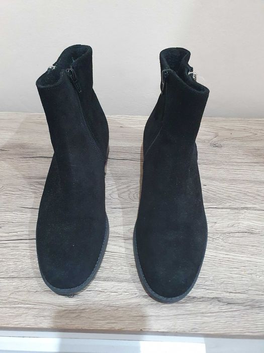 Botki Damskie  czarne RYŁKO r.36 Nowe