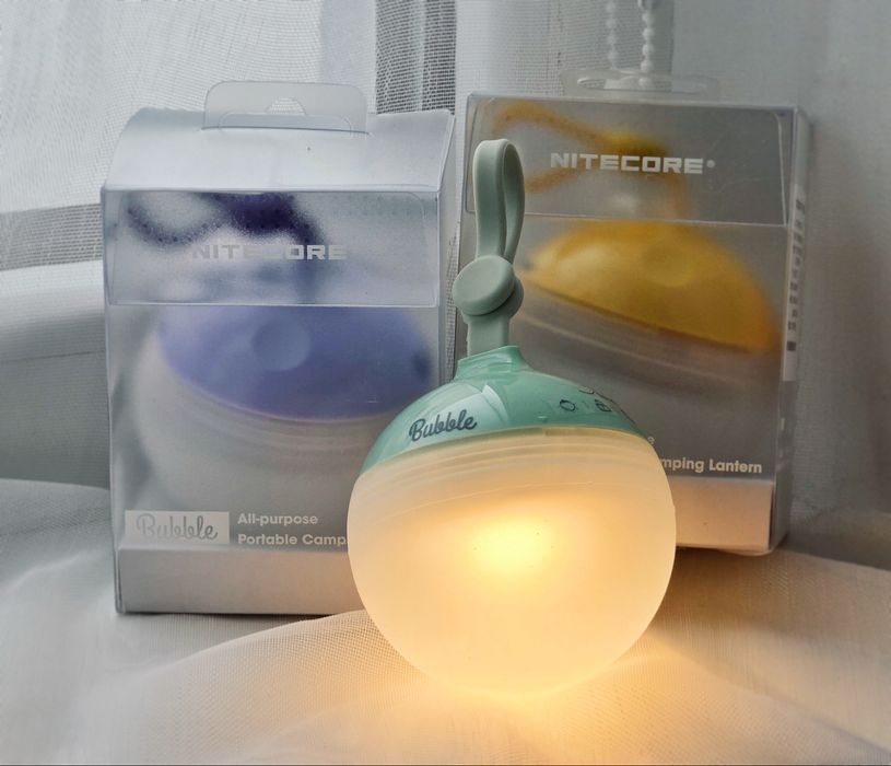 Nitecore Bubble Bubble - портативний кемпінговий ліхтар 100 люмен