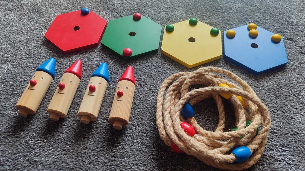 Jogo das argolas | jogo educativo (a partir dos 3 anos)