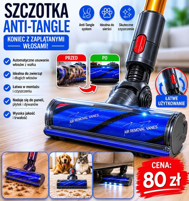 Szczotka do odkurzacza z systemem Anti-Tangle