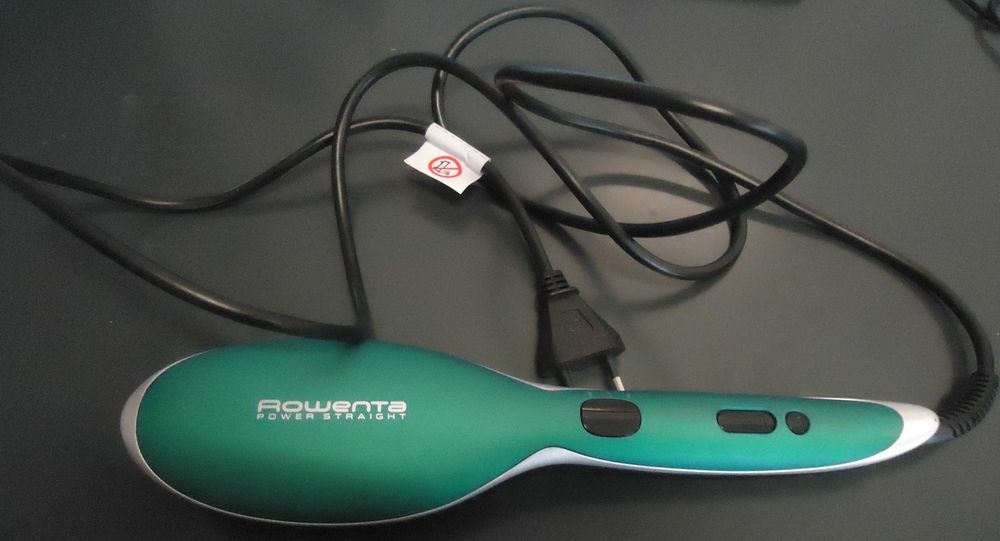 Escova de cabelo alisadora - Rowenta, power straight, modelo CF5820F0