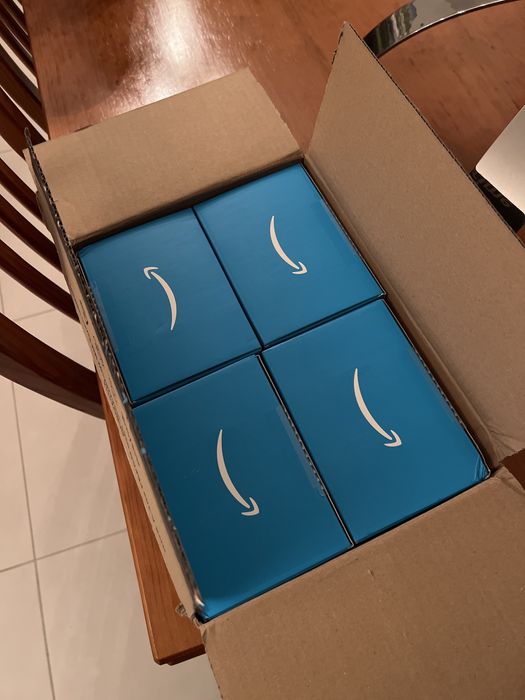 Echo Dot 5ª Geração ALEXA (Novo Modelo 2022) cor Branca e Antracite