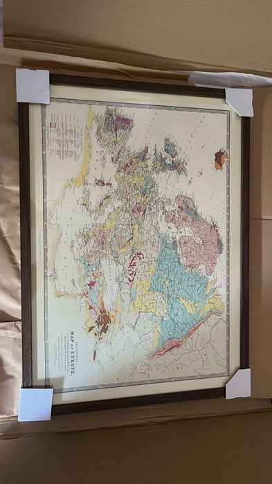 Quadro Geologia da Europa