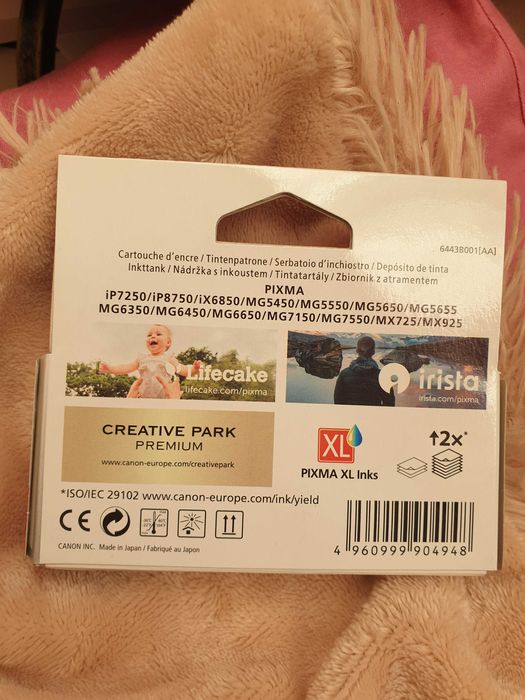 Tusz do drukarki canon 550PBK XL pixma tusze NOWY