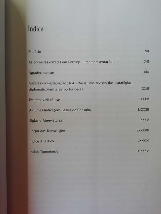 Gazetas da Restauração: 1641_1648 Eurico Gomes Dias