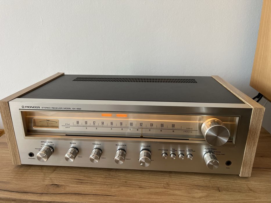 Pioneer sx450, amplituner vintage, klasyk hifi