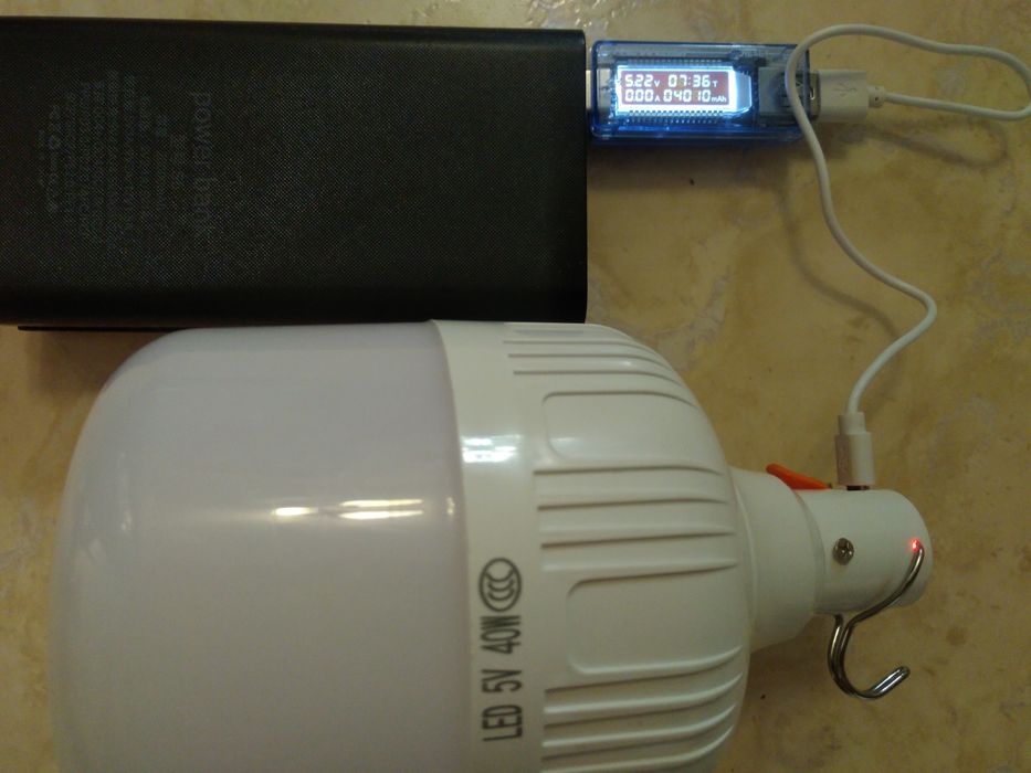 ‼️Є ОПТ‼️40W Чесна Акумуляторна кемпінгова лампа,USВ аварійна лампочка