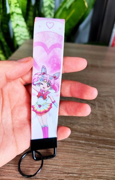 Sailor Moon - skórzany breloczek Sailor Chibi Moon.