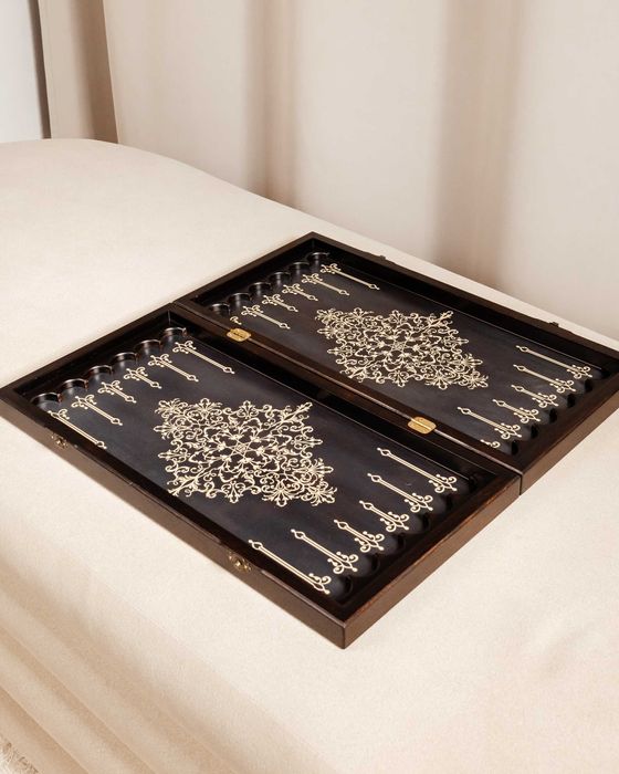 Дерев'яні нарди преміум якості ручної роботи "Візантія"