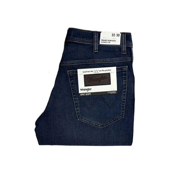 Spodnie męskie jeansy Wrangler Texas Slim 822 Silkway W32 L30