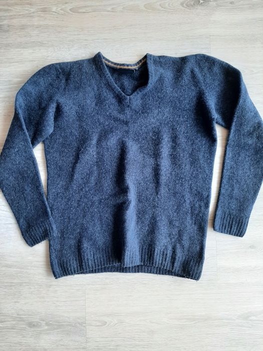 Camisola lã Quebramar azul M