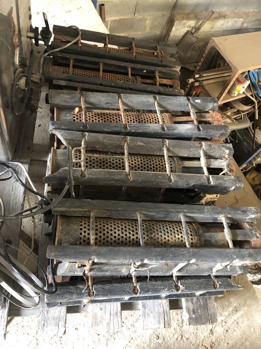 Granadas morteiros candeeiros