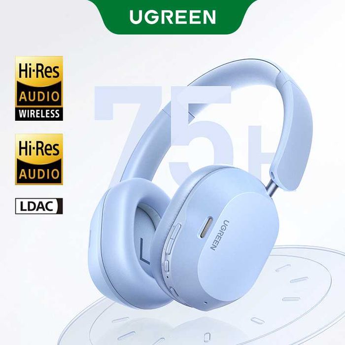 UGREEN HiTune Max5c. Бездротові навушники (Blue, BT 5.4 LDAC)