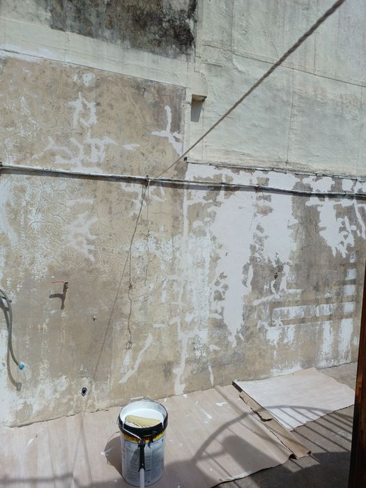 Faço lavagem de telhados e fachadas