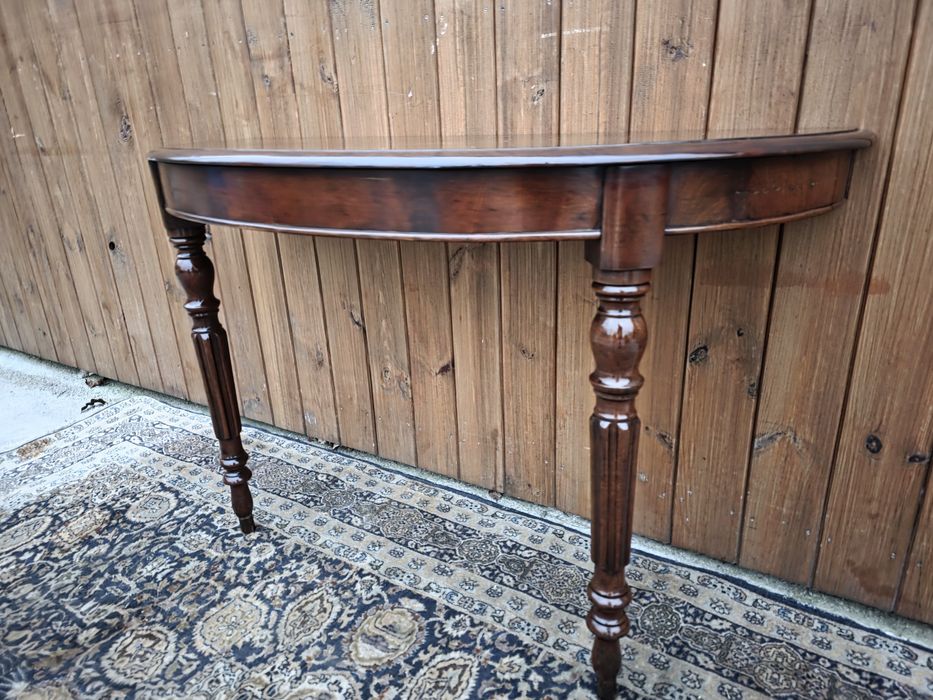 Konsola drewniana secesyjna stolik #2167 Stylowy Węgrów