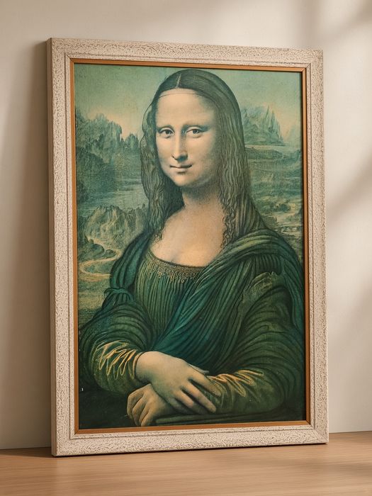 Réplica de quadro Mona Lisa, 120x80x3cm