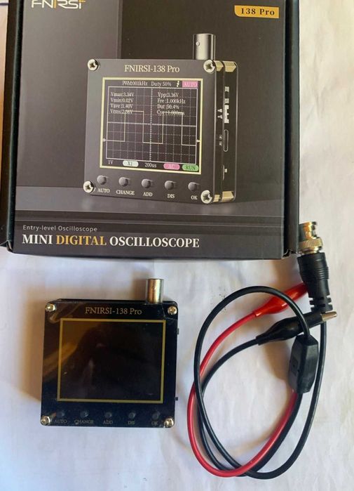 Портативний осциллограф Fnirsi-138 Pro з акумулятором