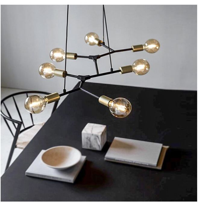 Candeeiro moderno e novo