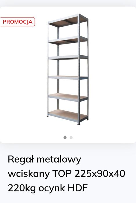 Regały 10x za 800zl -50%