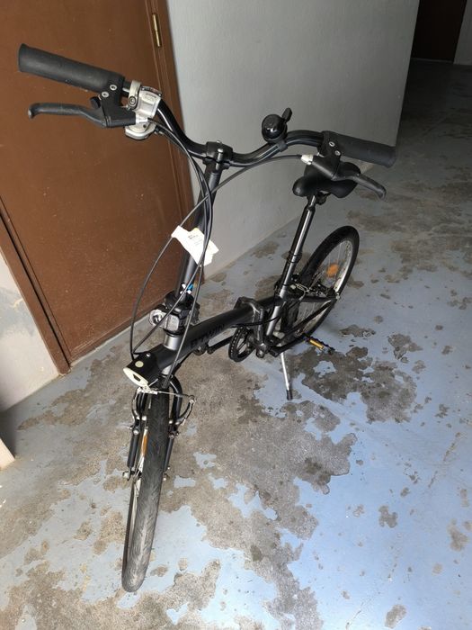 Bicicleta dobrável com mudanças