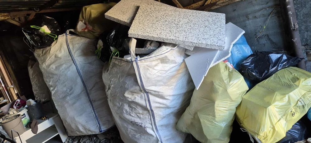 Styropian po demontażu oddam