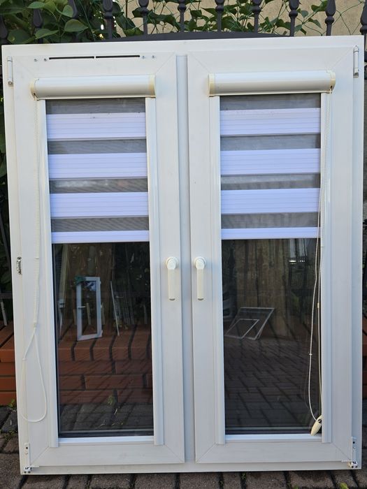 Okno okna Schuco PVC PCW 115,5x142,5  BIAŁE + moskitiera żaluzje nawiewnik