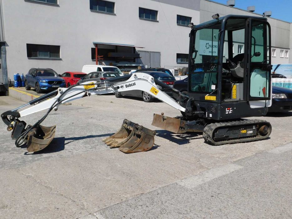Mini koparka Bobcat E19 Tylko 690 MTG łyżka hydrauliczna +2 do kopania +szybkozłącze +druga instalacja