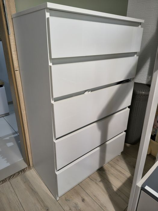 Komoda biała połysk