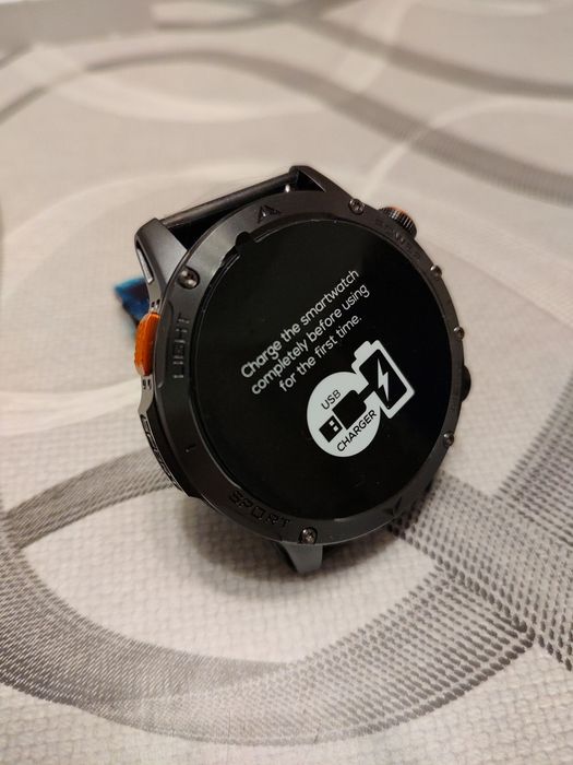 Smartwatch 1000mah czarny/srebrny/czarno-złoty+5xfolia hydrożelowa