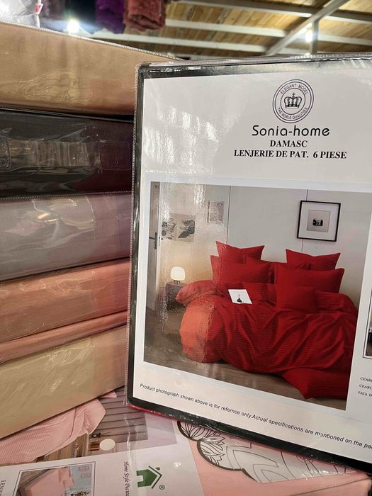 Вишукане якісні щільні сатинові комплекти постільна білизна Sonia Home