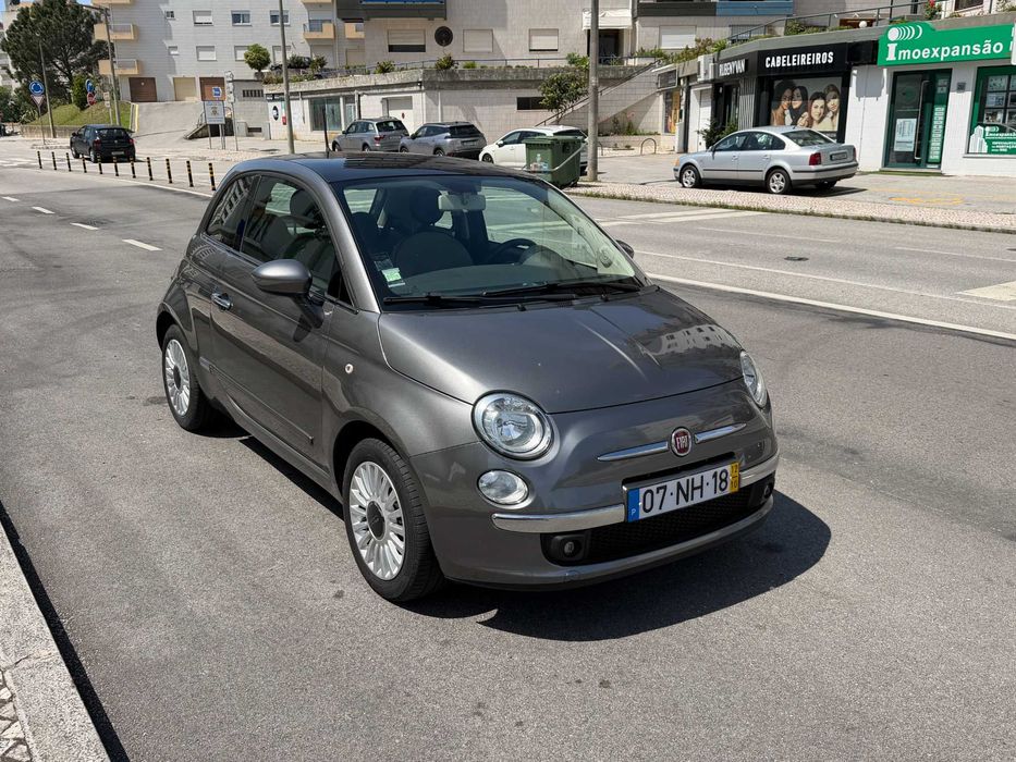 Fiat 500 1.2 Lounge - Nacional – 105.000 km – Teto Panorâmico – Impecável