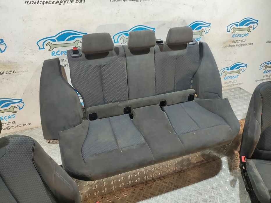 Conjunto bancos em Alcântara BMW Serie 1 F20 Pack M