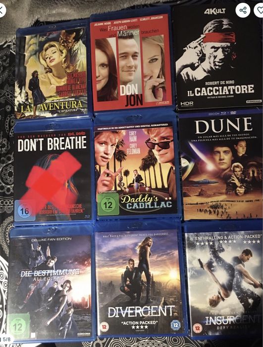 Vários Blu ray sem legendas em Português P1