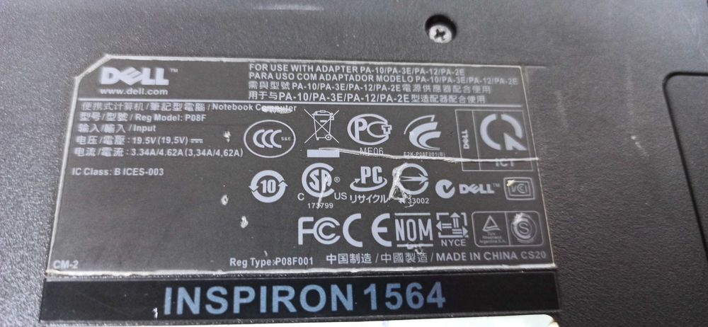 Laptop Dell Inspiron 1564 p08f NowyLombard Raków