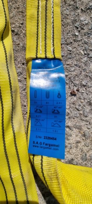 Cintas de elevação 3 Toneladas