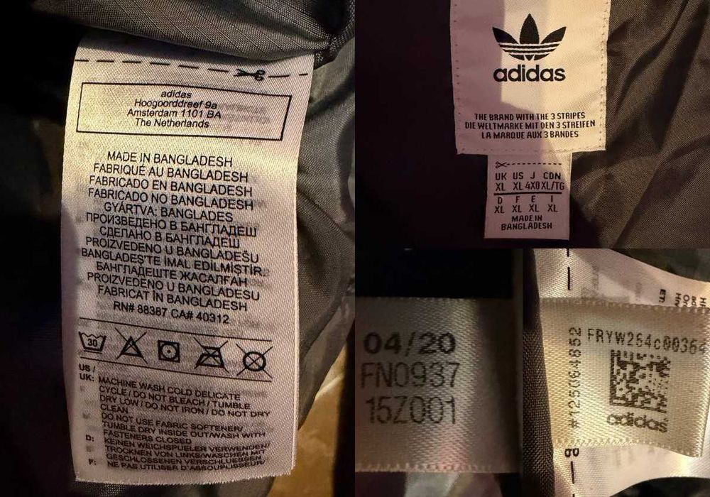 Nike, Adidas (L, XL, XXL) — Фирменные пуховые жилетки 2 шт / Оригинал