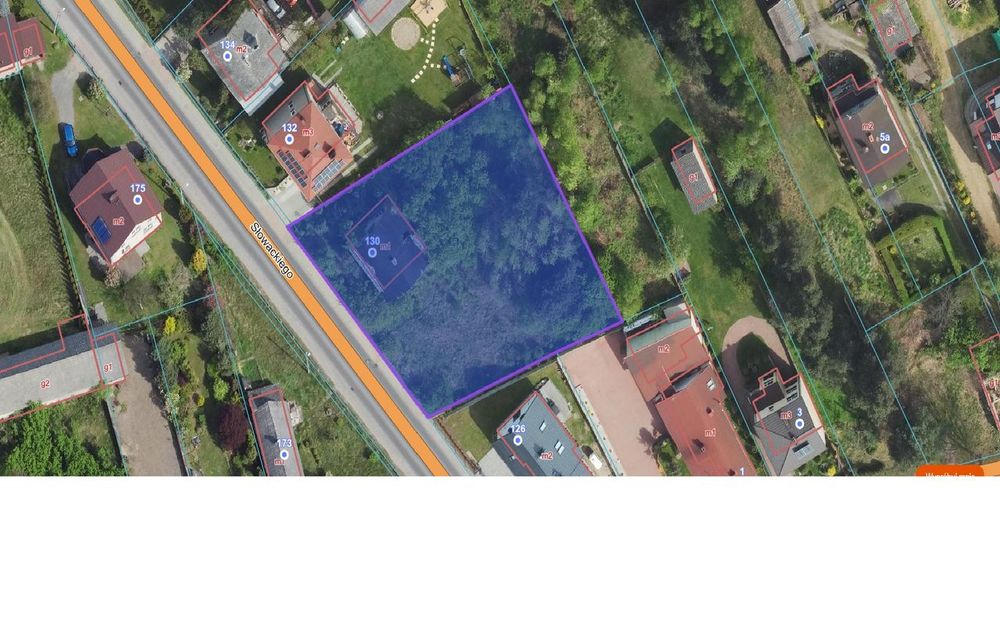 Działka Budowlana – Myszków, Ul. Słowackiego | 1453 M² - Więcej