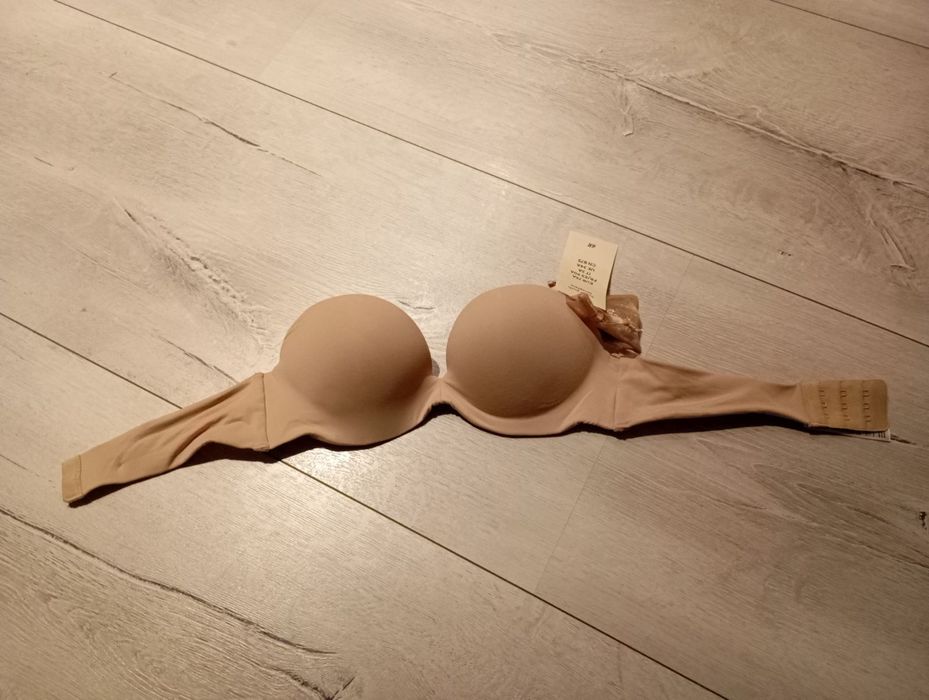 Biustonosz bardotka super push-up H&M 75A