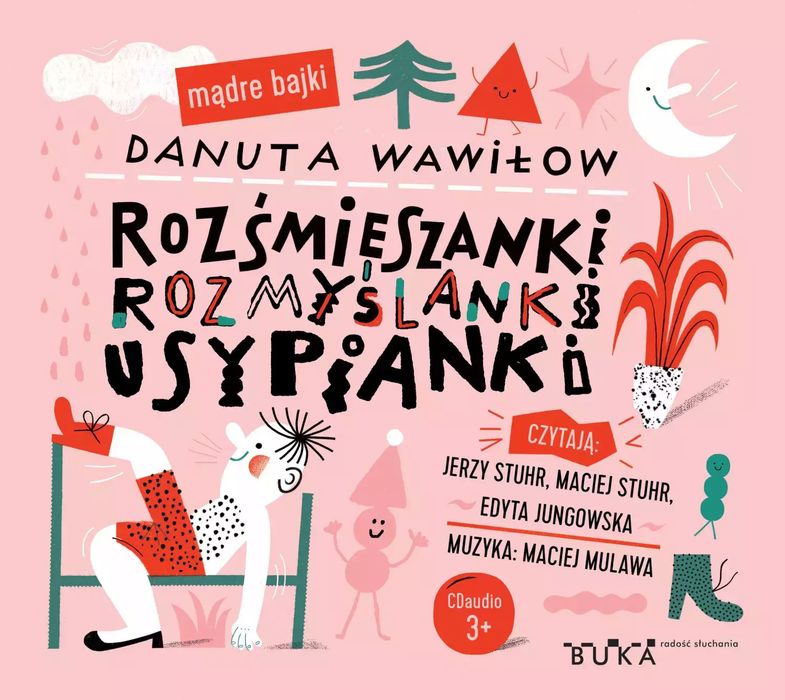 Rozśmieszanki Rozmyślanki Usypianki. Audiobook. Wydawnictwo Buka. Nowy Produkt