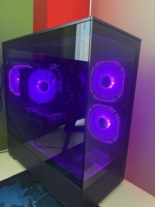 Игровой ПК / AMD Ryzen 5 5600X / RTX 5060 8 GB / 16 GB DDR4 / SSD 1 TB