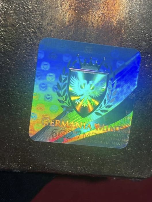 Мідна монета-слиток! GERMANIA MINT. 1000 грам (1 кг) Проба 999,9