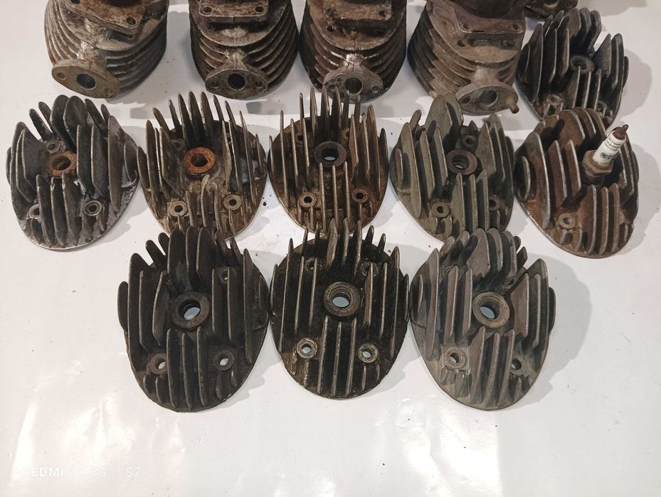 Komar - sztywniak - Romet - cylindry - głowice - 10 kg.