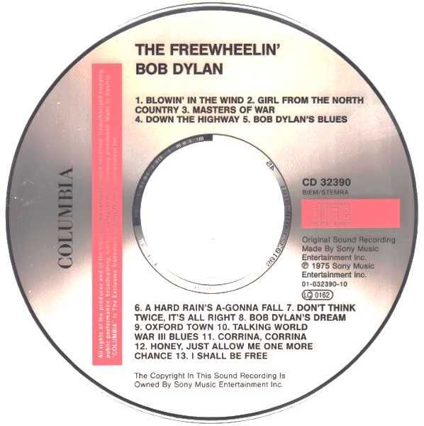 Bob Dylan - The Freewheelin'- CD original