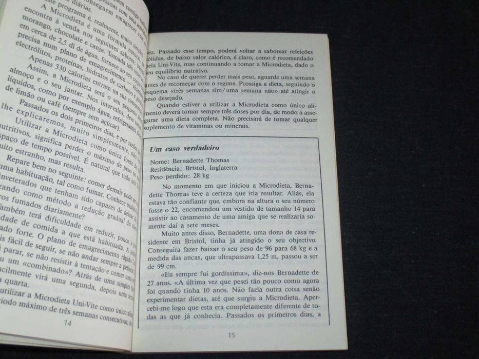 Livro Microdieta Como emagrecer com 330 calorias