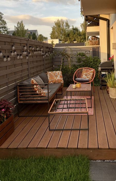 Meble ogrodowe Jysk z poduszkami