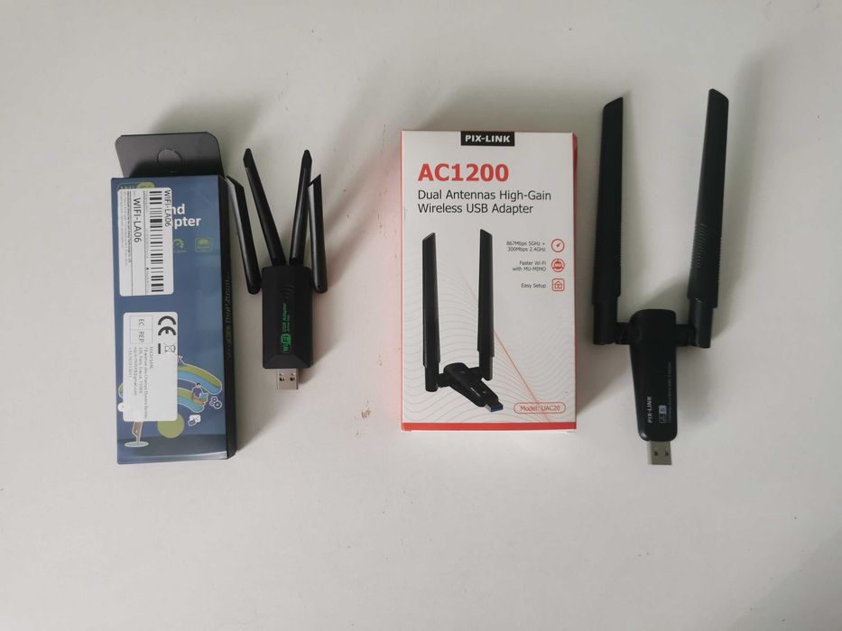 USB WiFi 2 3 5 db антена адаптер ноут ПК 2.4 BT