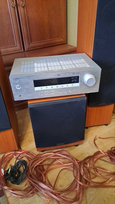 Aкустическая система Lautsenn 5.1 SP-320 , сабвуфер и усилитель Yamaha