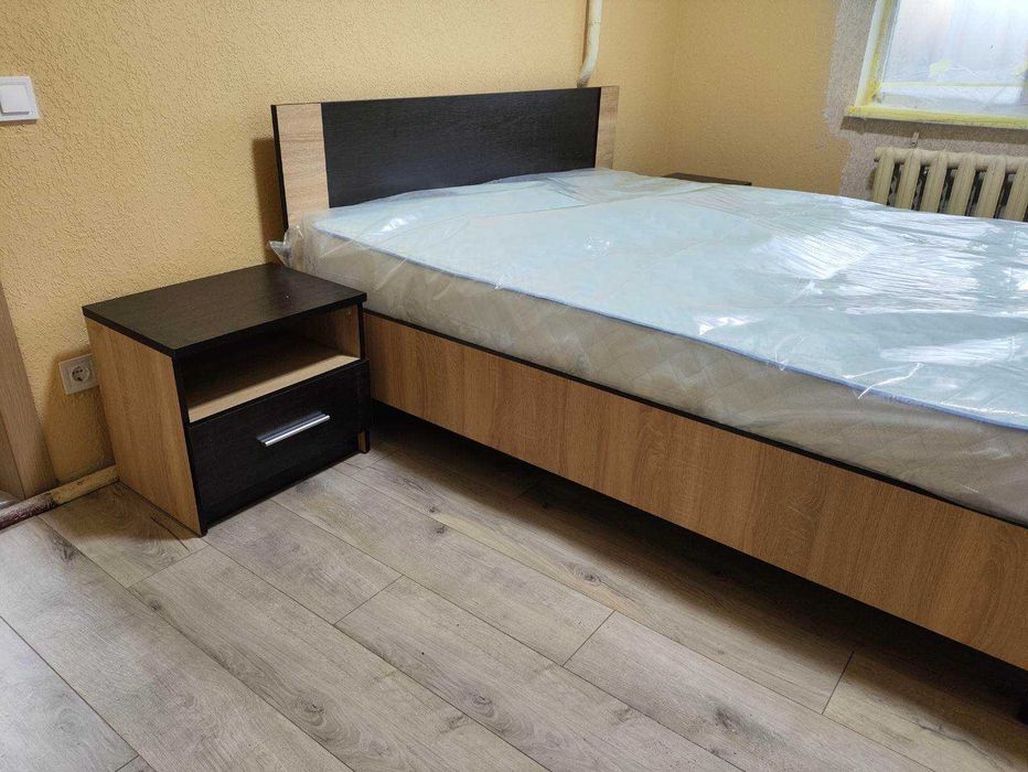 Нове  Ліжко двоспальне  160 + ламелі дуб самоа Доставка
