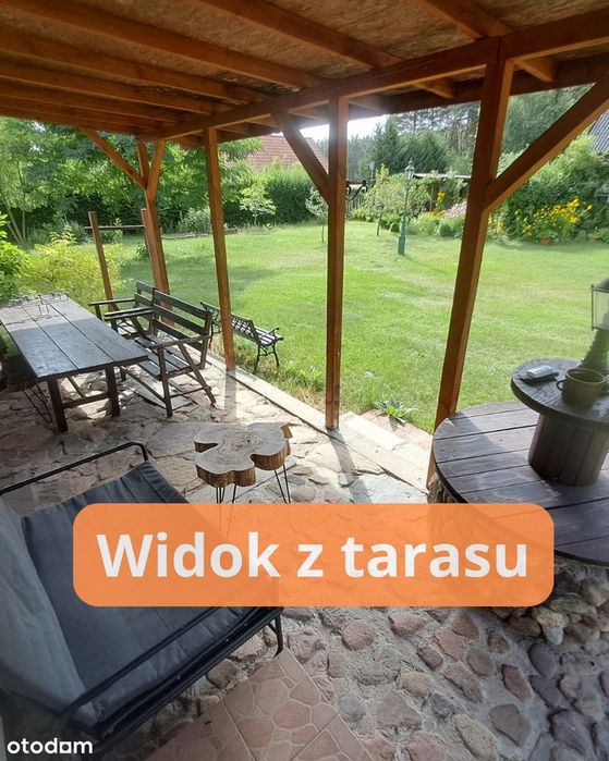 Dom rustykalny na działce w Borach Tucholskich