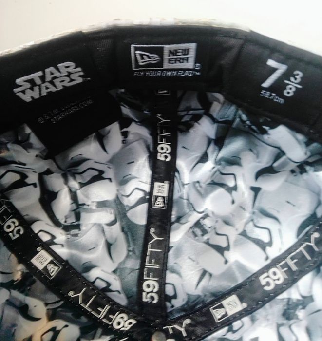 Boné New Era Star Wars Stormtrooper Edição de colecionador.